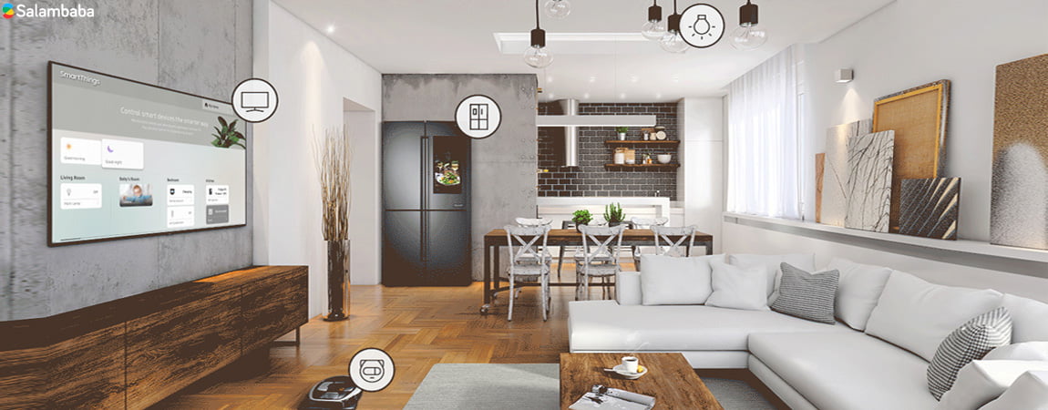 تلویزیون سامسونگ Q950TS - برنامه هوشمند SmartThings